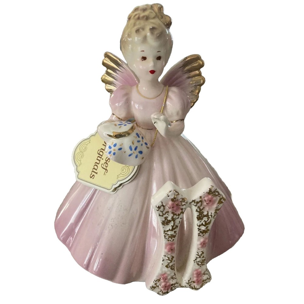 Vintage Josef Joseph Original 11th Birthday Angel Girl with Tag- Japan